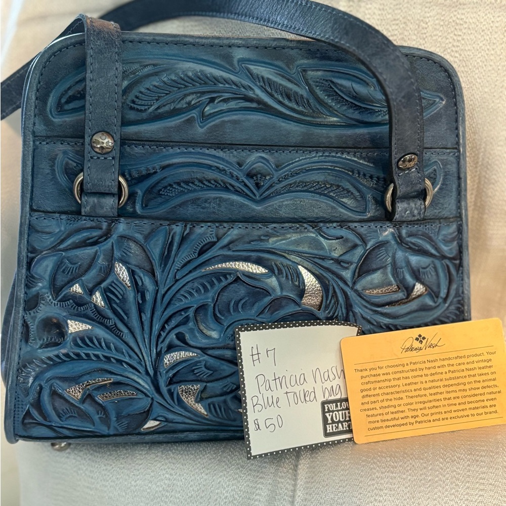 Patricia Nash blue purse